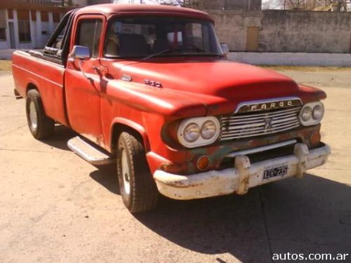 modelo 1966 500000 km Nafta camioneta dodge fargo original pintura 